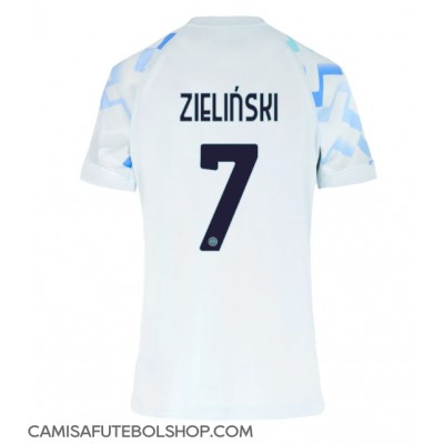 Camisa de time de futebol Inter Milan Piotr Zielinski #7 Replicas 2º Equipamento Feminina 2025-26 Manga Curta Camisa de time de futebol Inter Milan Piotr Zielinski #7 Replicas 2º Equipamento Feminina 2025-26 Manga Curta